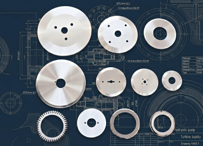 Industrial blades for plastics recycling