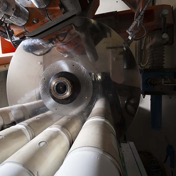 Virgin tissue rolls production