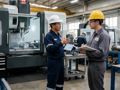 CNC precision manufacturing — in-house vacuum heat treatment and 5-axis grinding