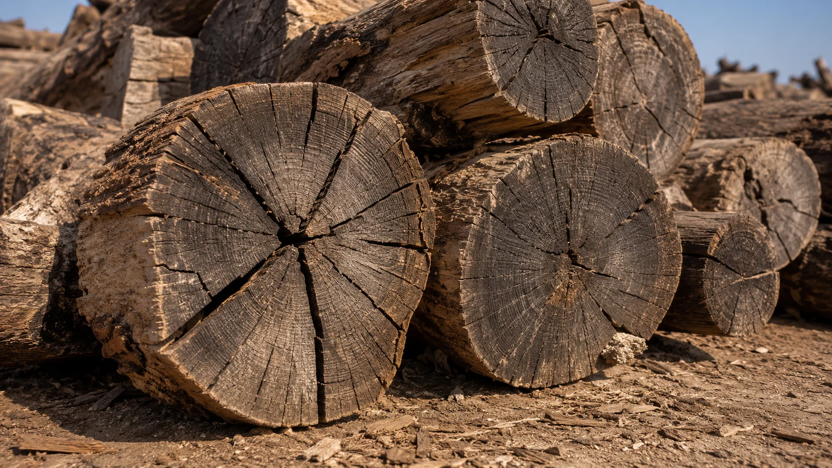 Dry Hardwood (Oak, Eucalyptus)