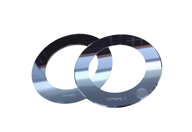 Carbide Slitting Knives Marked With Dimensions