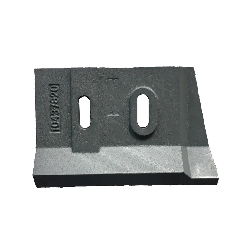 Concrete mixer replacement scraper blade