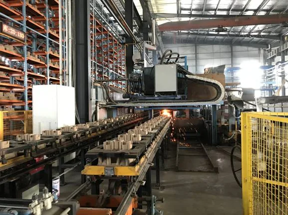 Our automated shell molding production equipment