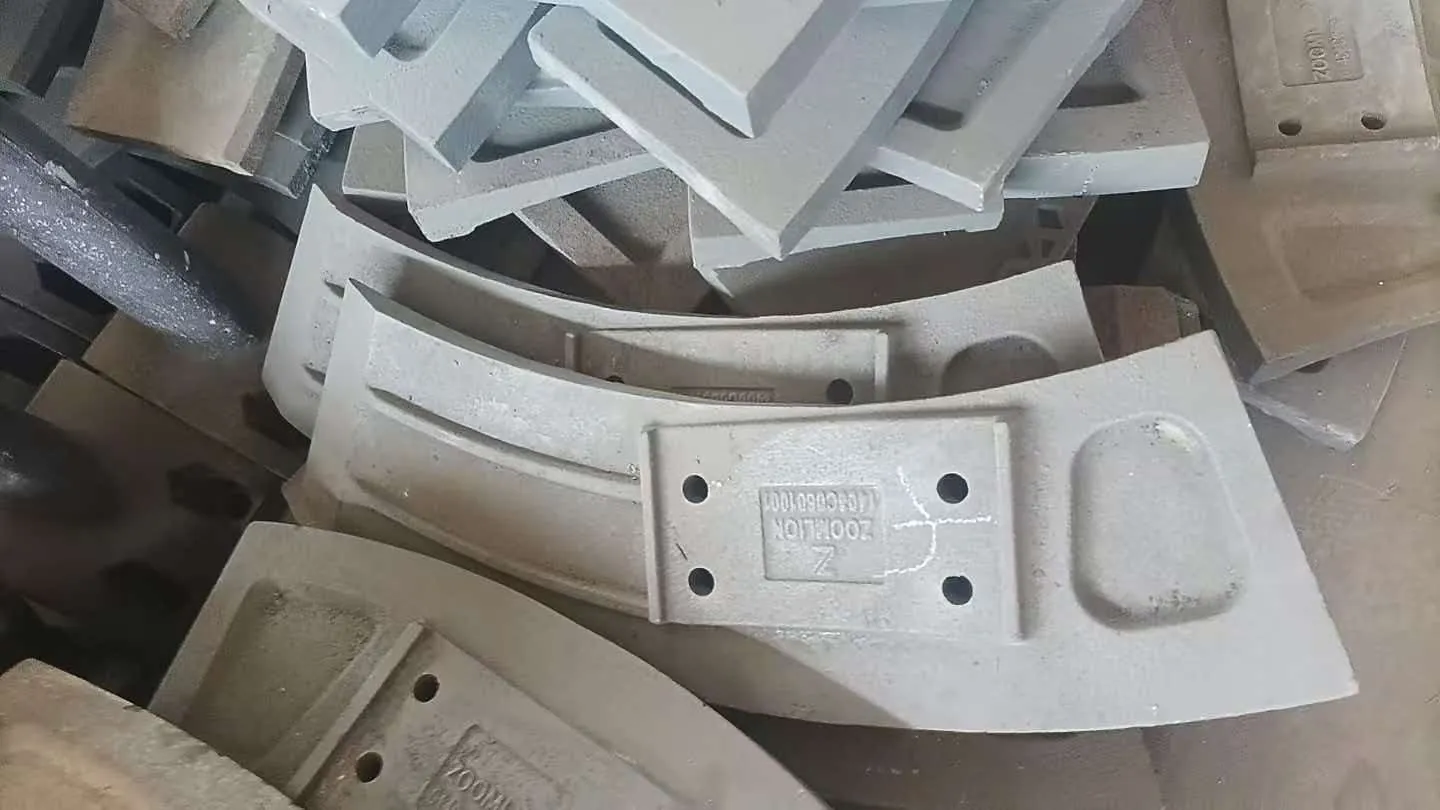 Mixer Wear Parts Oem Matching Cast Marks