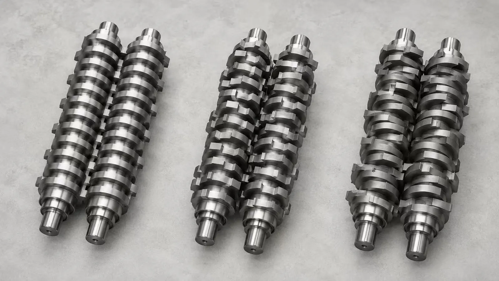 Shredder Blade Arrangement Patterns