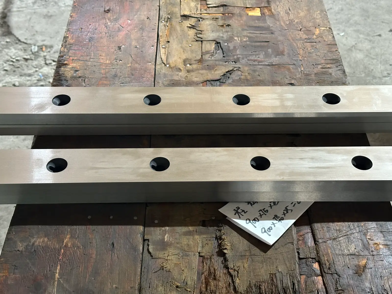 Precision manufacturing delivered: high-performance metal shear blades ready for global export