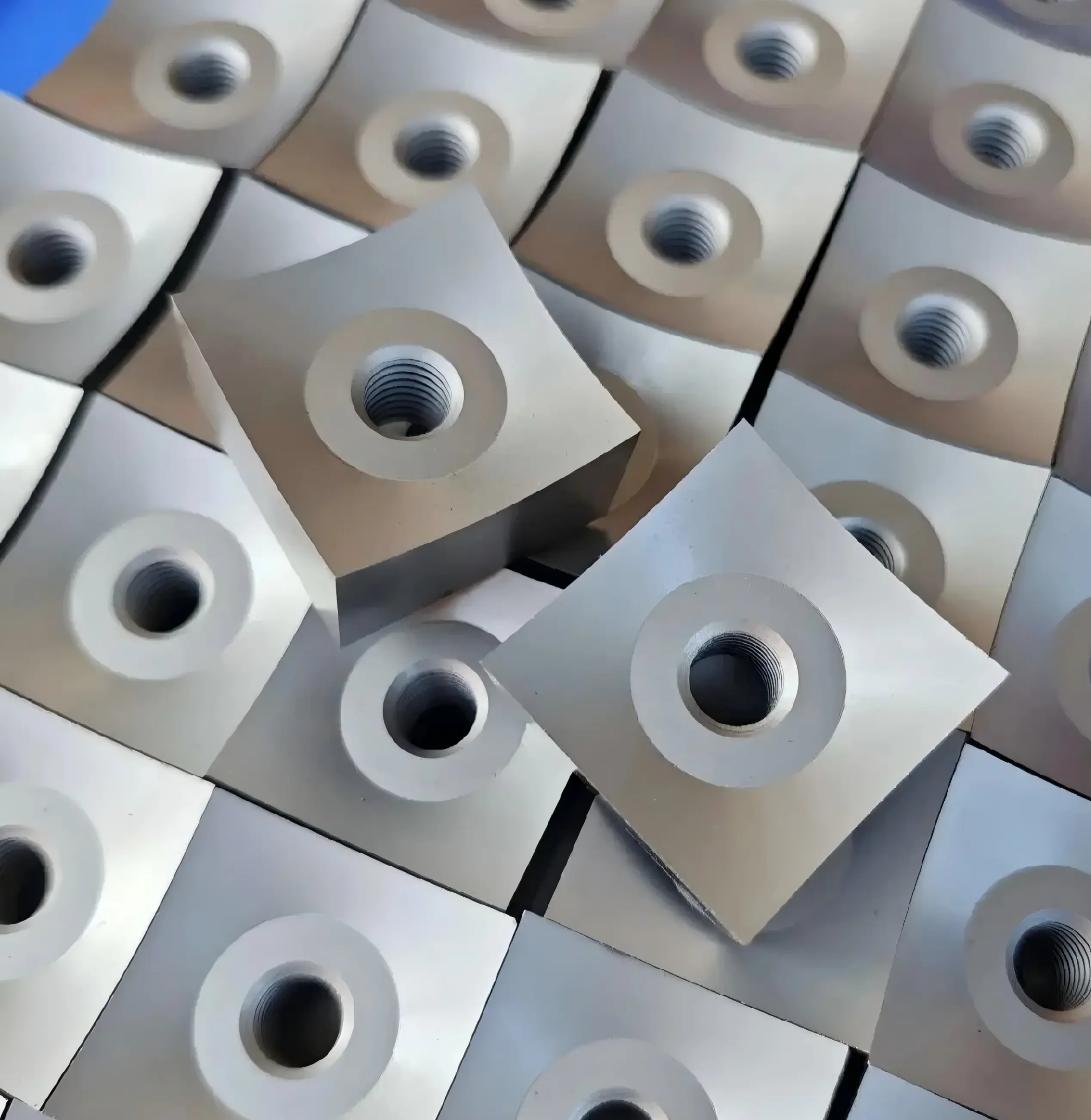 High-Impact Single Shaft Shredder Rotor Knives (Square / Crown Cutters)