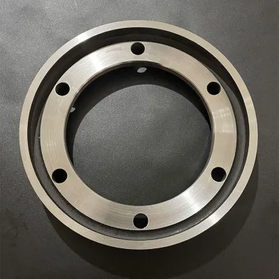 Single slitter rewinder bottom knife ring with mirror-finished running face